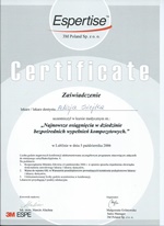 Certyfikat dentystyczny 20